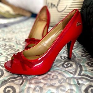 Red Patent Leather Pumps - Fergalicious by Fergie